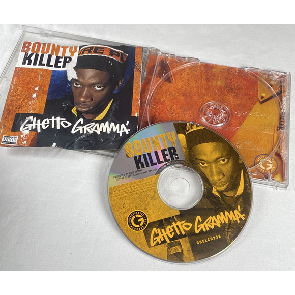 Bounty Killer Ghetto Gramma 1997 CD Reggae Dancehall Explicit Lyrics Inlay Damag - Picture 3 of 6